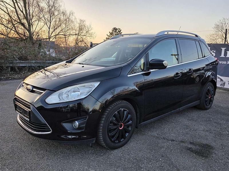 Gebraucht Ford Grand C-Max Titanium 116 PS (85 kW) 2013 Pantherschwarz metallic Van / Kleinbus