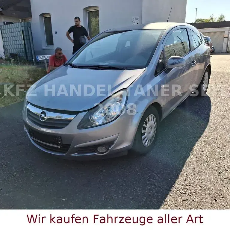 Gebraucht Opel Corsa Edition 80 PS (58 kW) 2008 Silber Kleinwagen