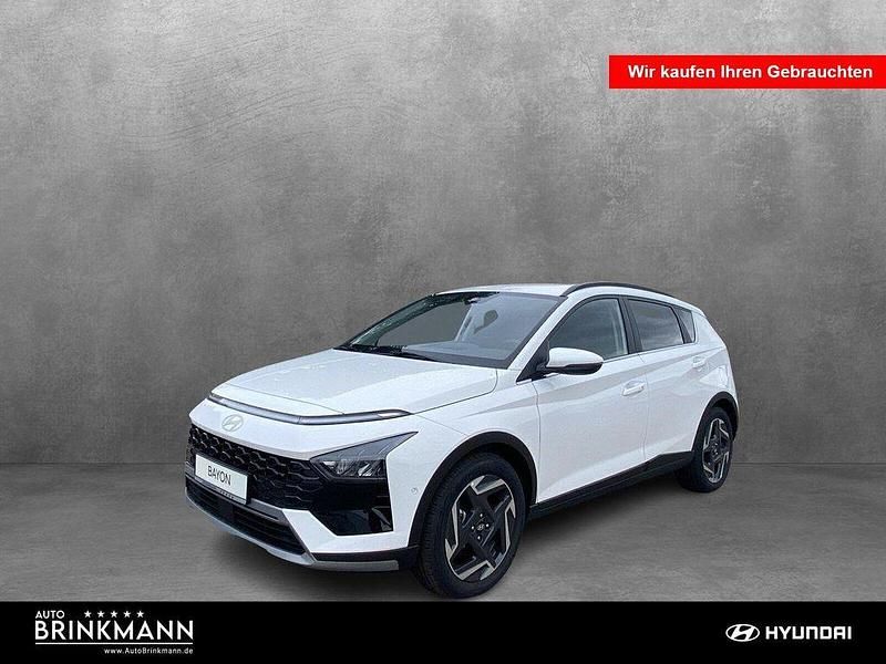 Atlas white / sol Neu 2025 Hyundai Bayon Prime SUV | 31.100 € - Bild 1/4