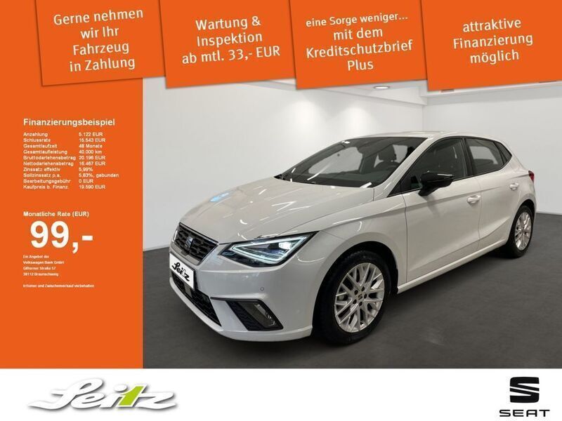 Nevada weiss Gebraucht 2024 Seat Ibiza FR Limousine | 19.440 € (Guter Preis) - Bild 1/4