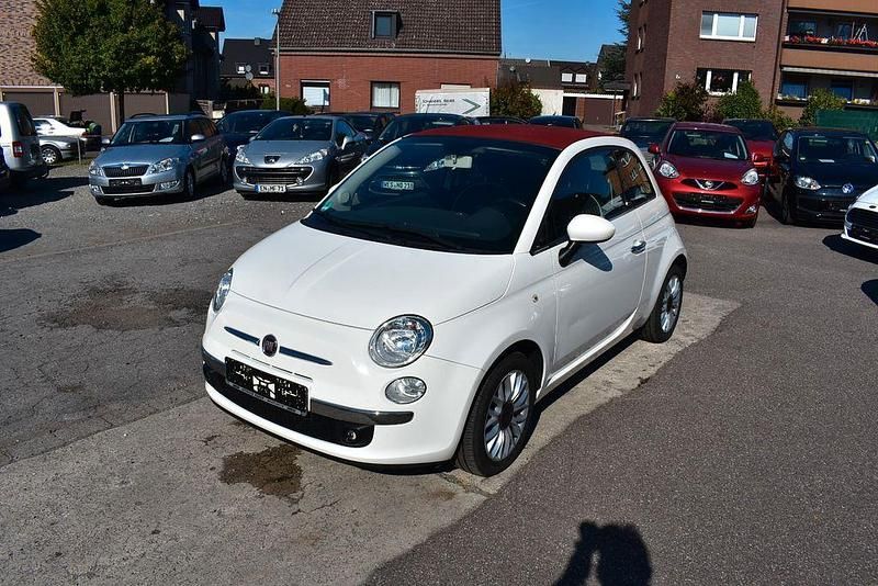 Weiß Gebraucht 2014 Fiat 500 Lounge Cabrio | 9.380 € (Etwas zu teuer) - Bild 1/4