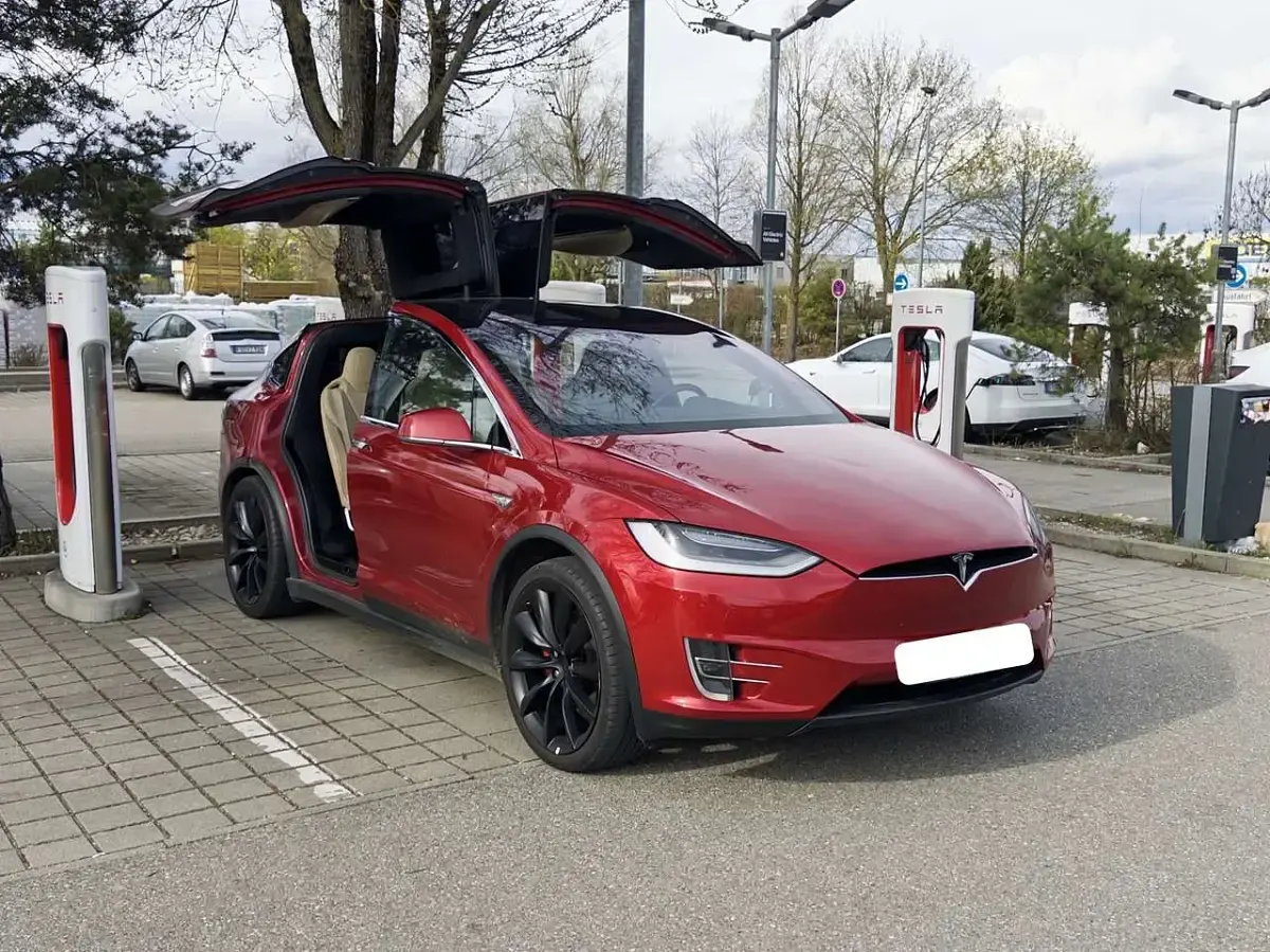 Occasion Tesla Model X 450 kW (612 PK) 2016 Rood SUV