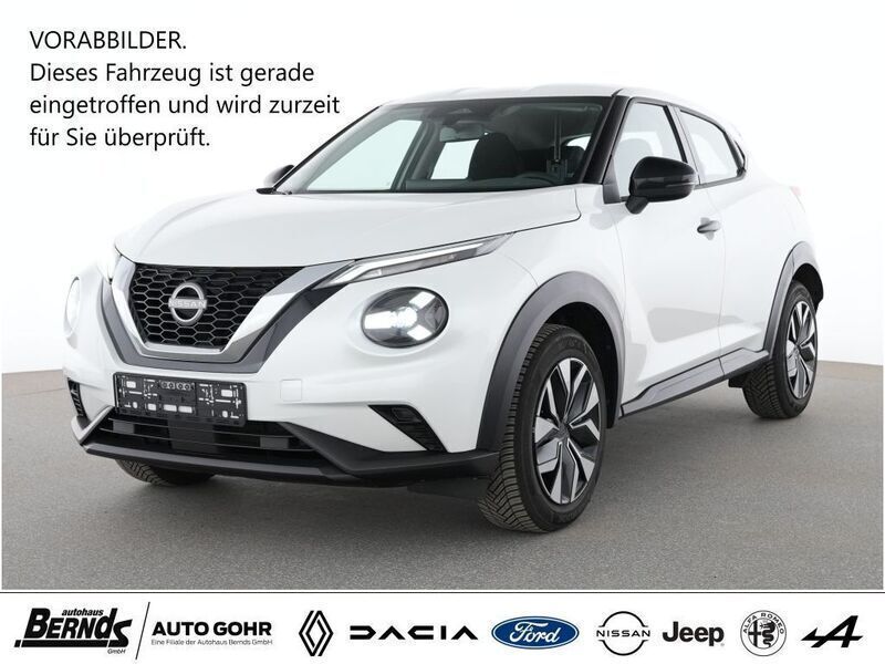 Pearl white perleffekt (qbeg) Gebraucht 2024 Nissan Juke Acenta SUV | 19.280 € (Fairer Preis) - Bild 1/4