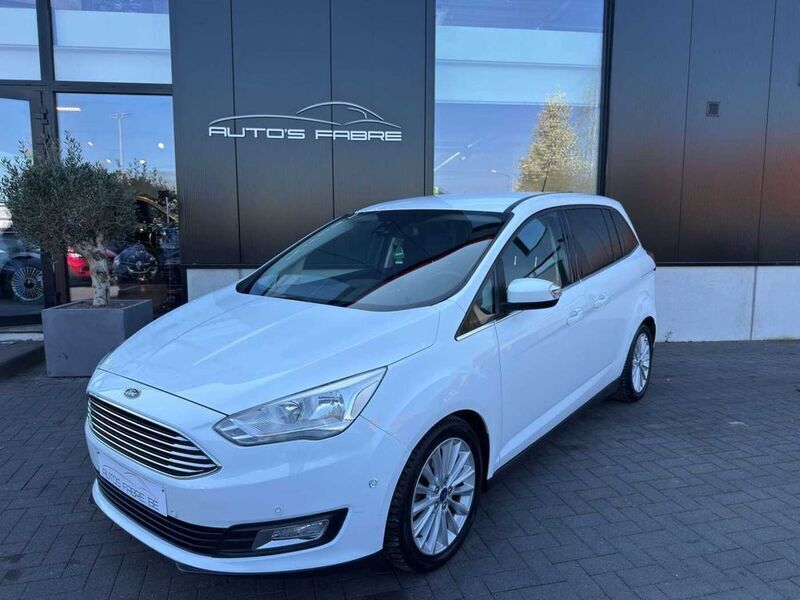 Weiß Gebraucht 2015 Ford Grand C-Max Titanium Van / Kleinbus | 8.500 € (Superpreis) - Bild 1/4