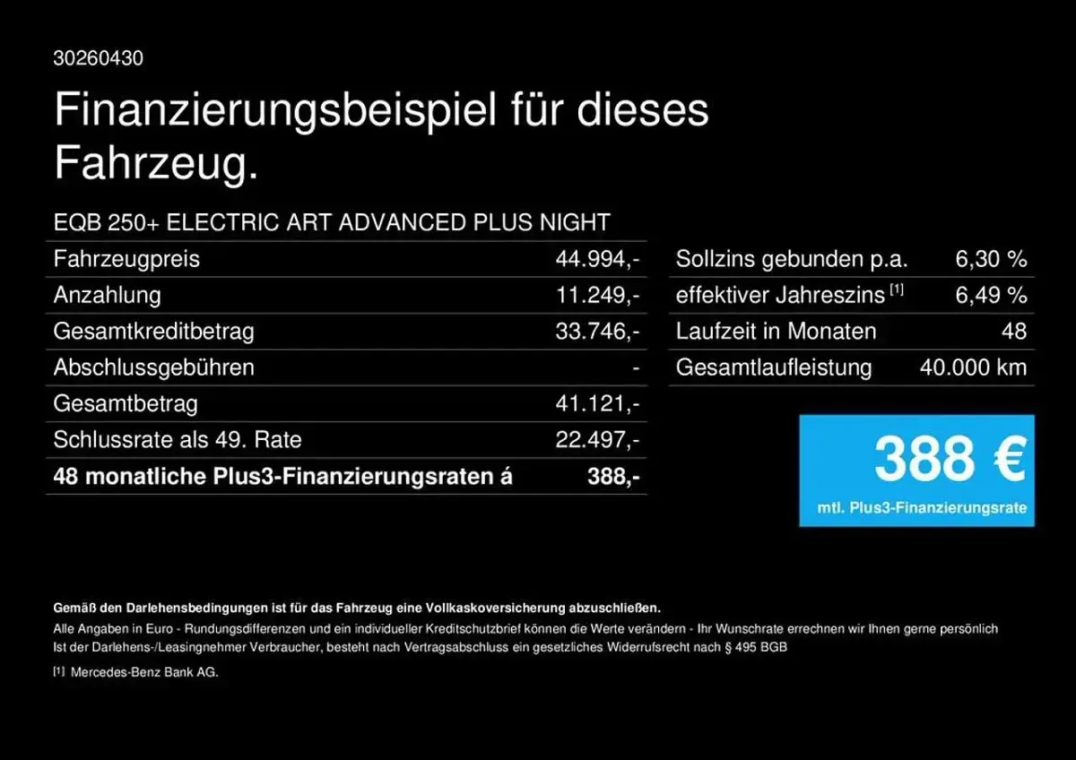 Gebraucht Mercedes EQB250 AMG 139 kW (190 PS) 2025 Lack mountaingrau SUV