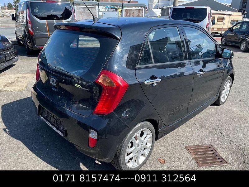 Gebraucht Kia Picanto Spirit 86 PS (63 kW) 2012 Schwarz Kleinwagen