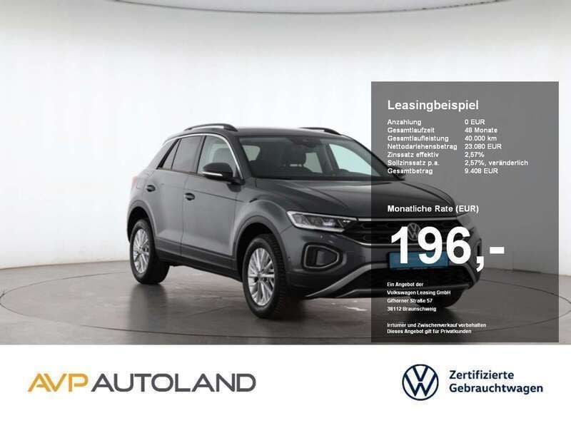 Ravennablau Gebraucht 2023 VW T-Roc Life SUV | 23.320 € (Fairer Preis) - Bild 1/4