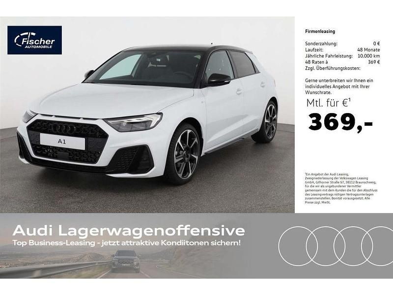 Weiss Neu 2025 Audi A1 Sportback S-Line Kleinwagen | 34.980 € (Teuer) - Bild 1/4