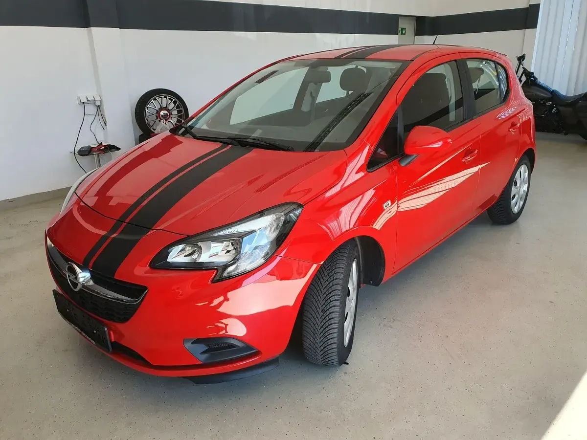 Gebraucht Opel Corsa Edition 90 PS (66 kW) 2017 Rot Kleinwagen