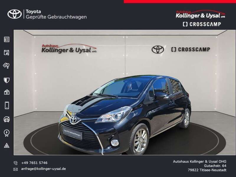 Schwarz Gebraucht 2016 Toyota Yaris Edition-S Kleinwagen | 9.880 € (Fairer Preis) - Bild 1/4