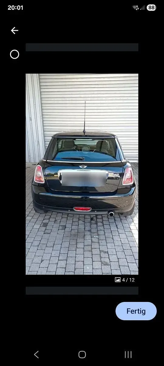 Begagnad Mini ONE 75 HK (55 kW) 2010 Svart Halvkombi