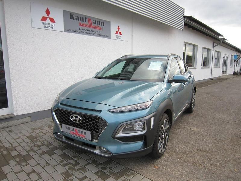 Blau Gebraucht 2020 Hyundai Kona Premium SUV | 17.990 € (Guter Preis) - Bild 1/4