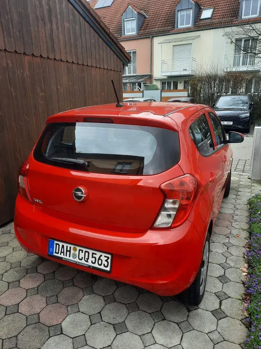 Używany Opel Karl Edition 75 KM (55 kW) 2016 Czerwony Hatchback