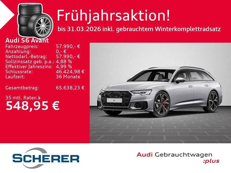 Gebraucht Audi S6 Comfort 344 PS (253 kW) 2024 Florettsilber metallic (metallic) Kombi