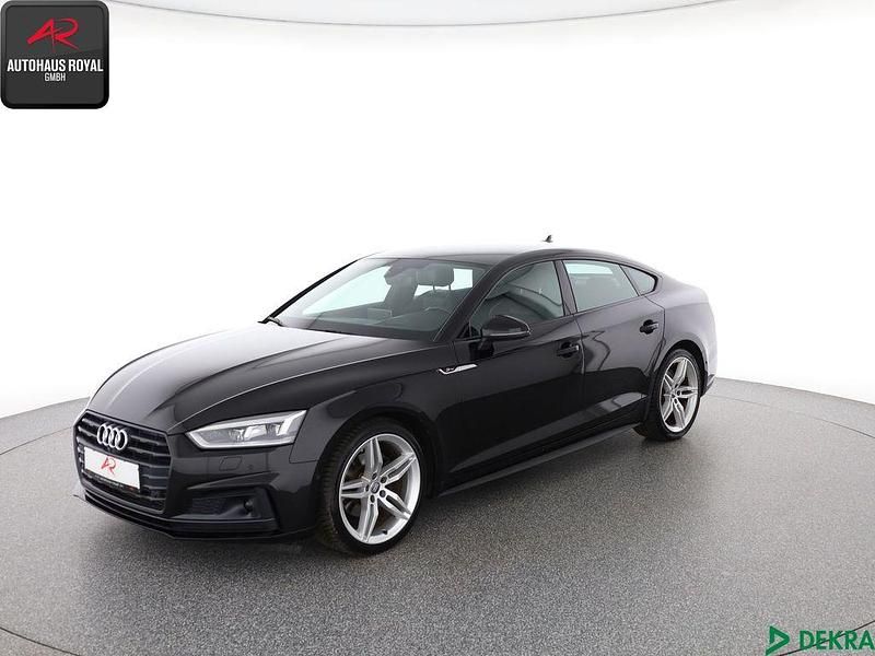 Schwarz Gebraucht 2018 Audi A5 Sportback S-Line Kleinwagen | 22.770 € (Fairer Preis) - Bild 1/4