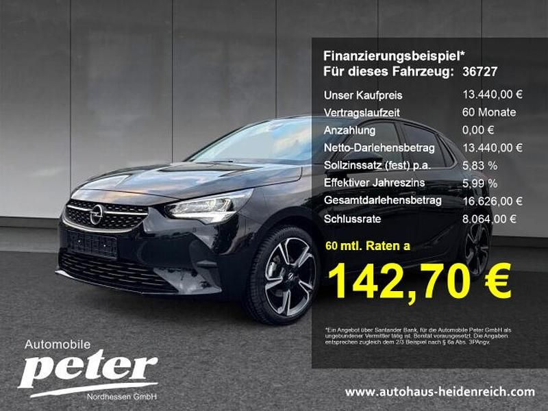 Gebraucht Opel Corsa Elegance 75 PS (55 kW) 2022 Schwarz Kleinwagen