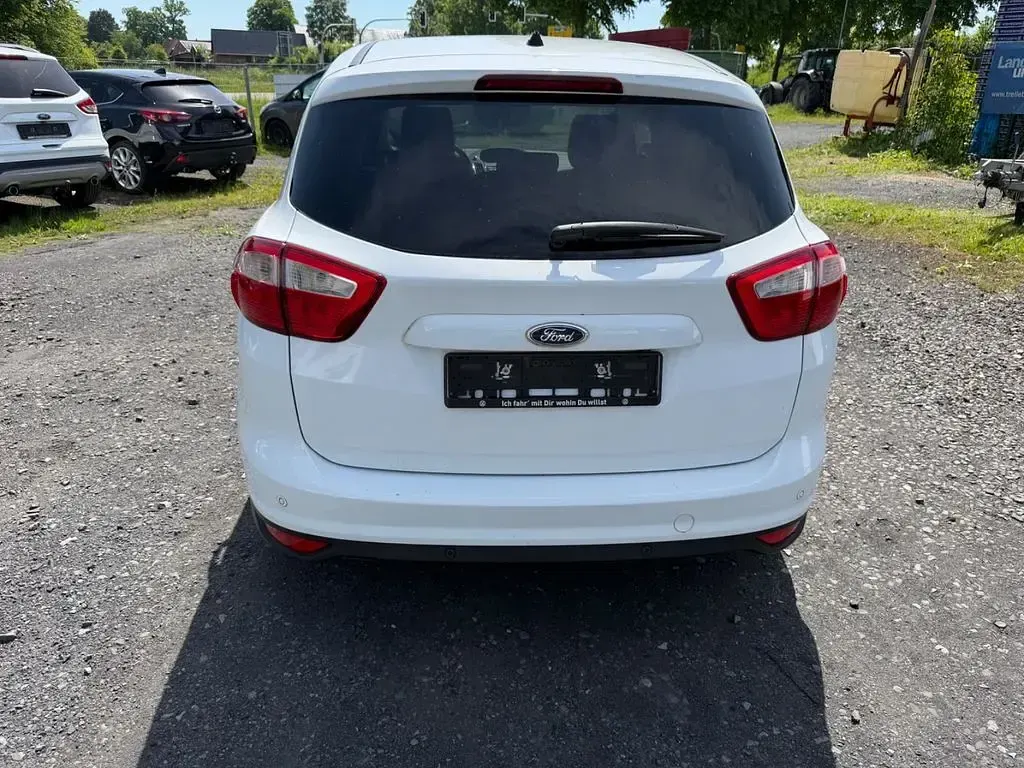Gebraucht Ford C-MAX Titanium 125 PS (91 kW) 2013 Weiß Van / Kleinbus