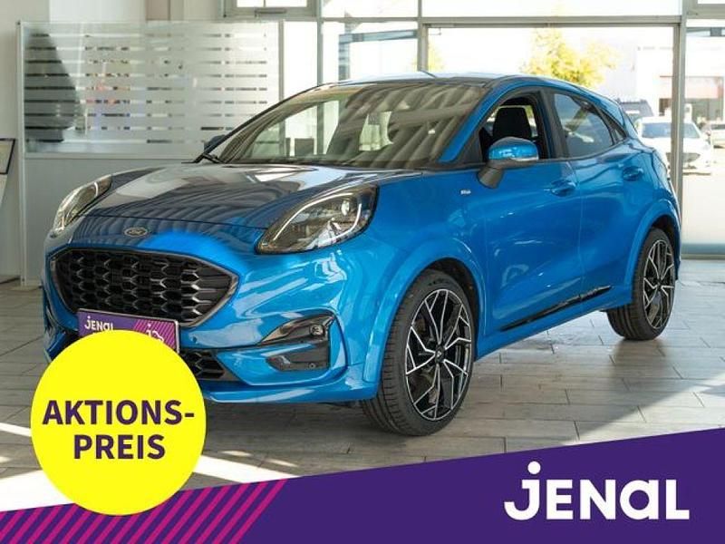 Dynamicblau metallic (metallic) Gebraucht 2021 Ford Puma SUV | 16.480 € (Fairer Preis) - Bild 1/4