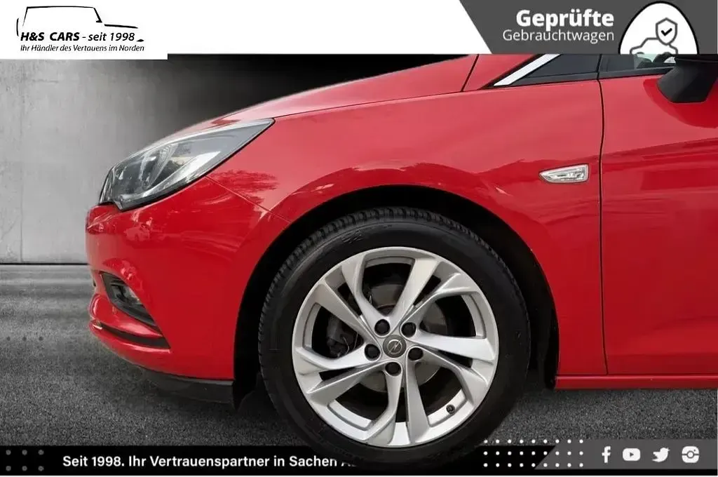 Gebraucht Opel Astra 150 PS (110 kW) 2015 Rot Limousine