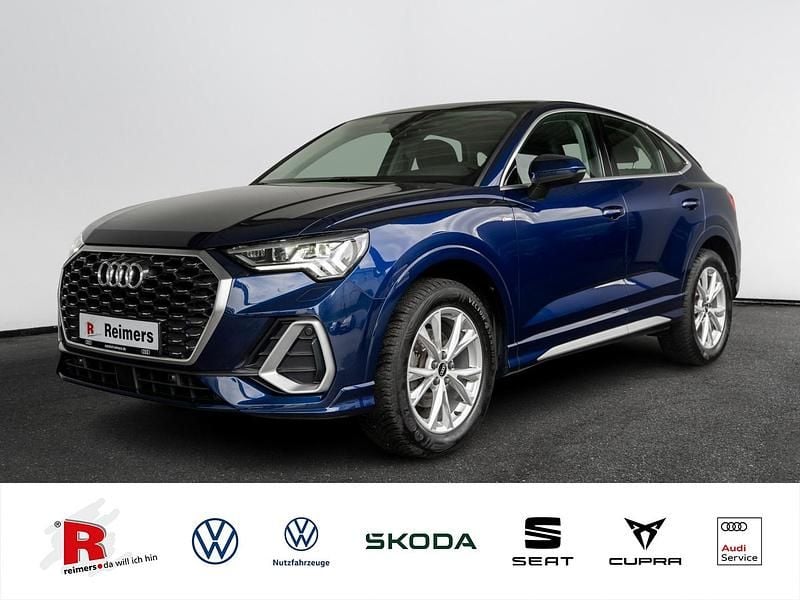 Blau Gebraucht 2021 Audi Q3 Sportback S-Line SUV | 35.829 € (Fairer Preis) - Bild 1/4