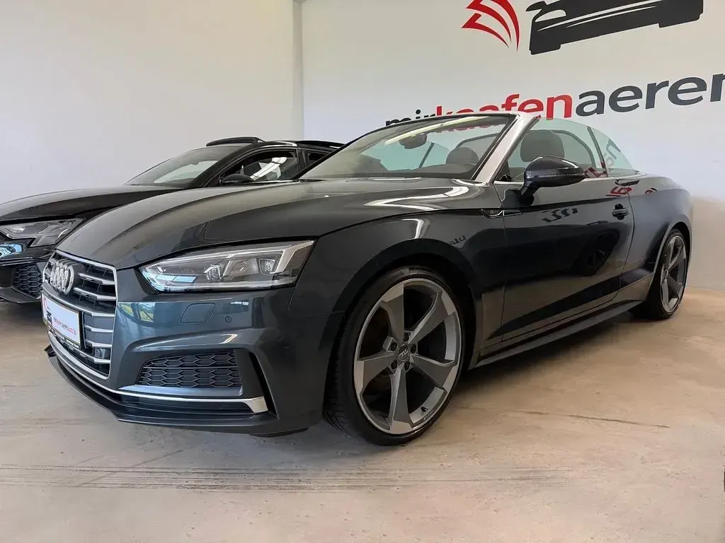 Usata Audi A5 Cabriolet S-Line 190 CV (139 kW) 2019 Grigio Cabrio