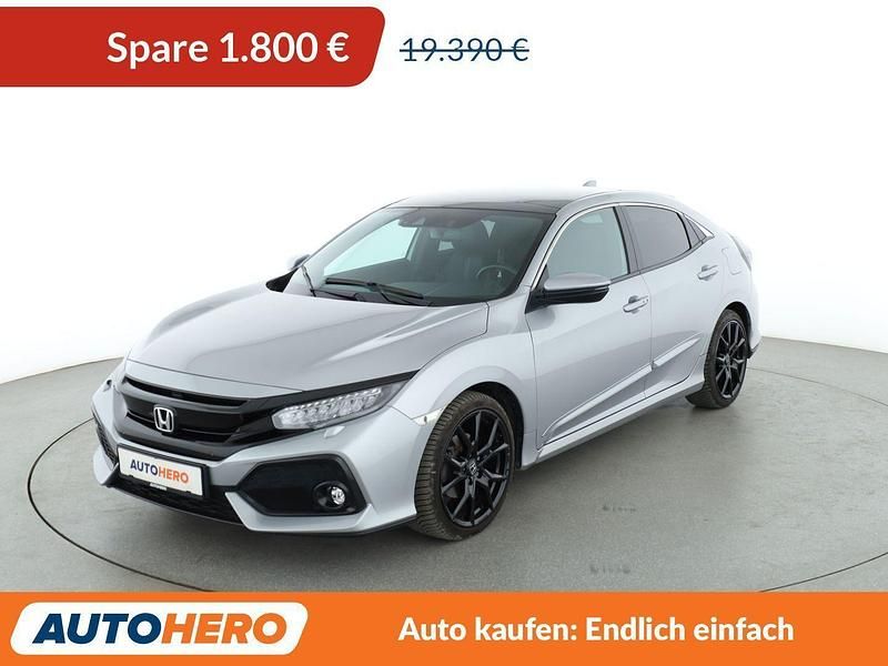 Grau Gebraucht 2018 Honda Civic Executive Limousine | 17.590 € (Fairer Preis) - Bild 1/3