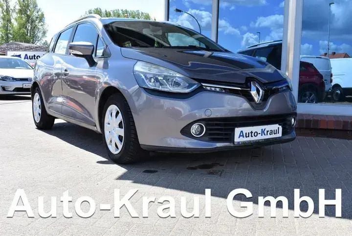 Stahlgrau metallic (metallic) Gebraucht 2014 Renault Clio IV Expression Kleinwagen | 7.549 € (Etwas zu teuer) - Bild 1/4