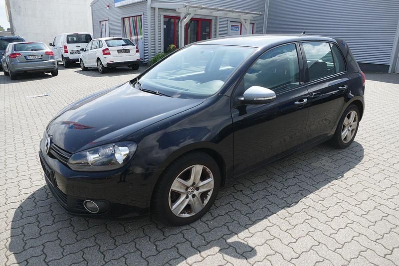 Schwarz Gebraucht 2009 VW Golf VI Comfortline Limousine | 2.990 € (Guter Preis) - Bild 1/4