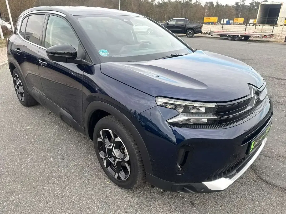 Gebraucht Citroën C5 Aircross PureTech 131 PS (96 kW) 2024 Blau metalliclackierung SUV