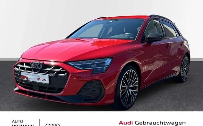 Rot Gebraucht 2024 Audi A3 Sportback S-Line Kleinwagen | 43.830 € (Etwas zu teuer) - Bild 1/4