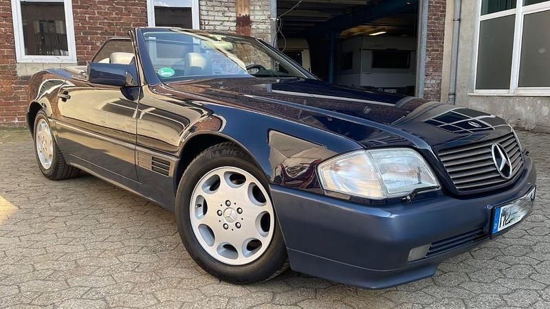 Blau Gebraucht 1994 Mercedes SL500 Cabrio | 29.900 € - Bild 1/4