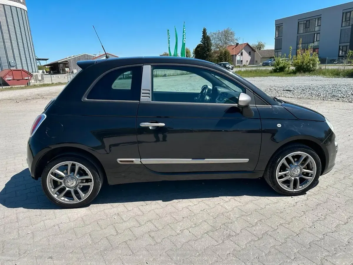 Gebraucht Fiat 500 101 PS (74 kW) 2009 Schwarz Cabrio