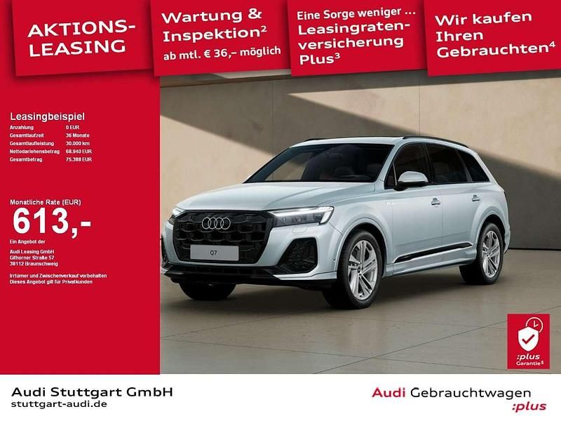 Satellitsilber metallic Gebraucht 2025 Audi Q7 S-Line SUV | 68.940 € (Superpreis) - Bild 1/2