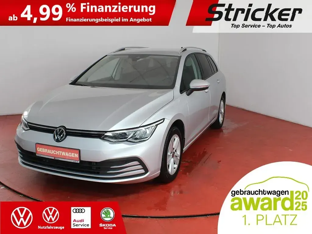 Second-hand VW Golf VIII Life 150 CP (110 kW) 2024 Argintiu Break