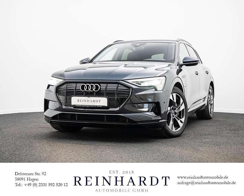 Manhattangrau metallic Gebraucht 2022 Audi e-tron S-Line SUV | 35.405 € (Superpreis) - Bild 1/3