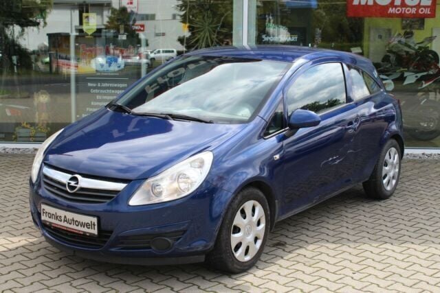 Gebraucht Opel Corsa Edition 80 PS (58 kW) 2008 Blau metallic Kleinwagen