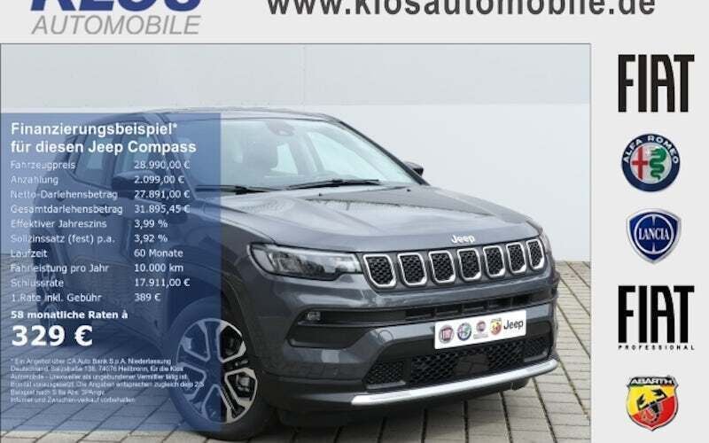 Graphite grey uni Gebraucht 2024 Jeep Compass Altitude SUV | 28.990 € (Guter Preis) - Bild 1/4