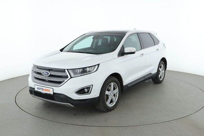 Weiß Gebraucht 2017 Ford Edge Titanium SUV | 18.420 € (Superpreis) - Bild 1/4
