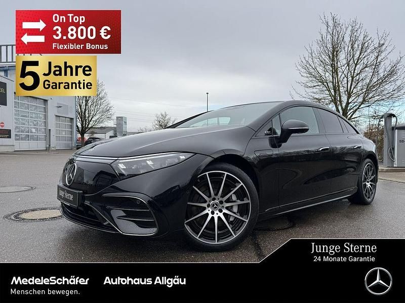 Schwarz Gebraucht 2023 Mercedes EQS450+ AMG Limousine | 65.740 € (Etwas zu teuer) - Bild 1/4