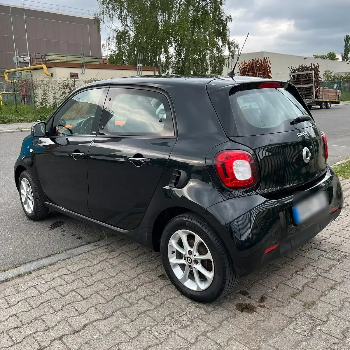 Usata Smart ForFour Passion 71 CV (52 kW) 2015 Nero Utilitaria