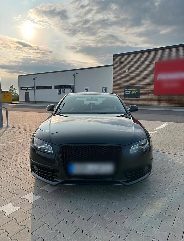 Schwarz Gebraucht 2009 Audi A4 S-Line Limousine | 10.999 € (Teuer) - Bild 1/4