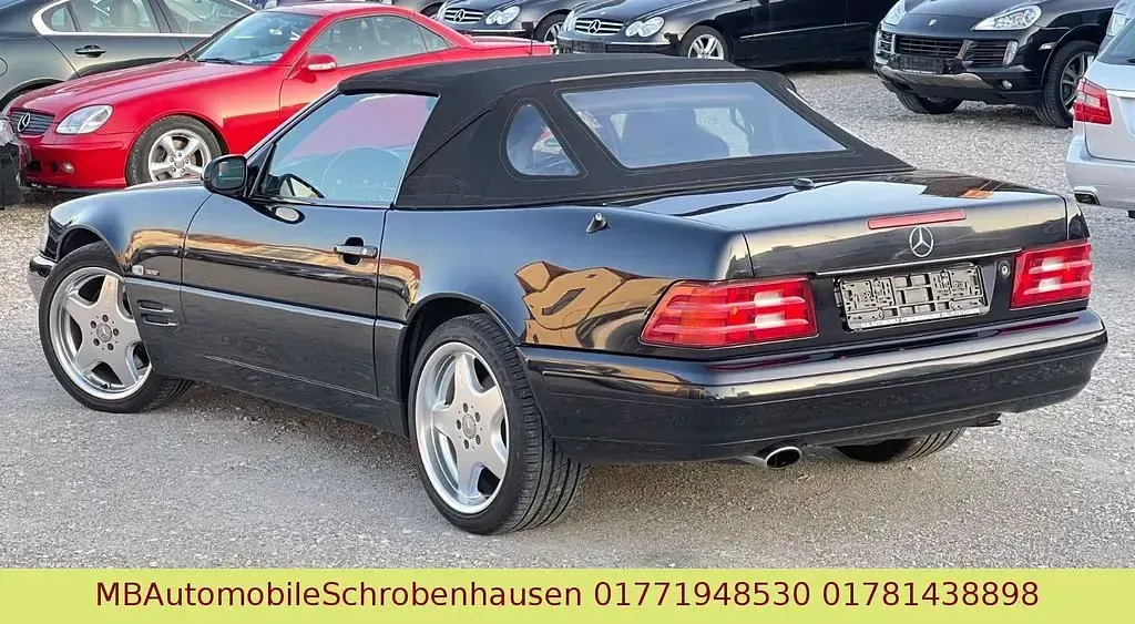 Gebraucht Mercedes SL280 Edition 204 PS (150 kW) 2001 Schwarz Cabrio