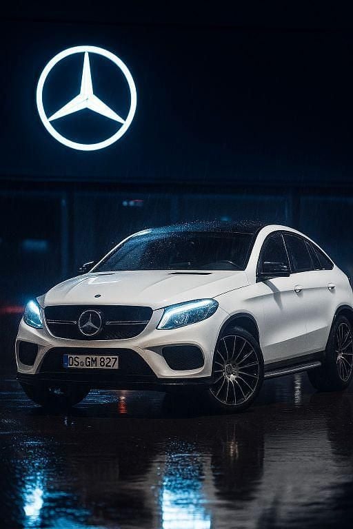 Weiß Gebraucht 2017 Mercedes GLE500 Coupé | 44.900 € (Fairer Preis) - Bild 1/4