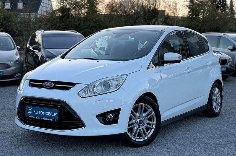 Gebraucht Ford C-MAX Titanium 125 PS (91 kW) 2014 Weiß Van / Kleinbus