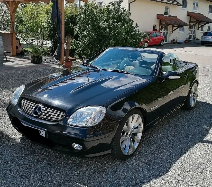 Gebraucht Mercedes SLK200 Edition 163 PS (119 kW) 2000 Schwarz Cabrio