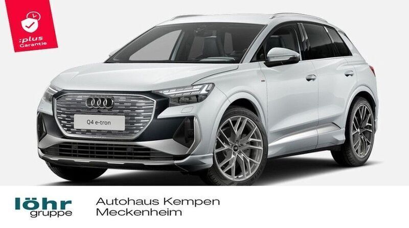 Gletscherweiß metallic Gebraucht 2024 Audi Q4 e-tron S-Line SUV | 54.990 € (Etwas zu teuer) - Bild 1/1
