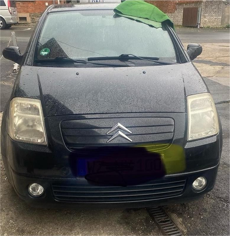 Schwarz Gebraucht 2003 Citroën C2 Kleinwagen | 500 € (Superpreis) - Bild 1/4