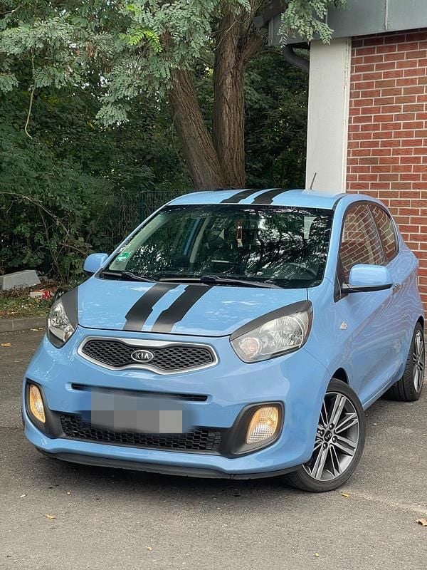 Blau Gebraucht 2018 Kia Picanto 2 Kleinwagen | 3.850 € (Superpreis) - Bild 1/4