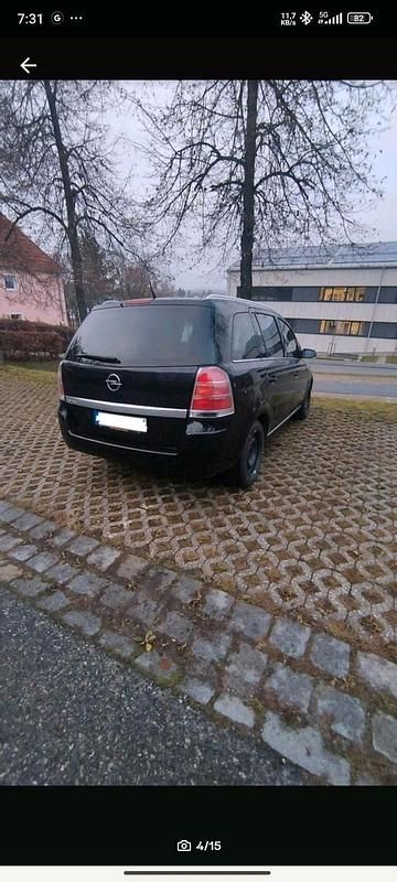 Gebraucht Opel Zafira 105 PS (77 kW) 2007 Schwarz Van / Kleinbus