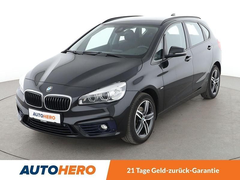 Schwarz Gebraucht 2015 BMW 218 Active Tourer Sport Line Van / Kleinbus | 13.950 € (Fairer Preis) - Bild 1/3